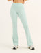 Lycra Invisible Scrunch Pocket Flare Leggings - Mint