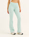 Lycra Invisible Scrunch Pocket Flare Leggings - Mint