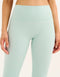 Lycra Invisible Scrunch Pocket Flare Leggings - Mint