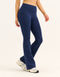 Lycra Invisible Scrunch Pocket Flare Leggings - Navy