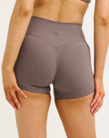 Lycra® Invisible Scrunch Pocket Shorts - Slate Grey