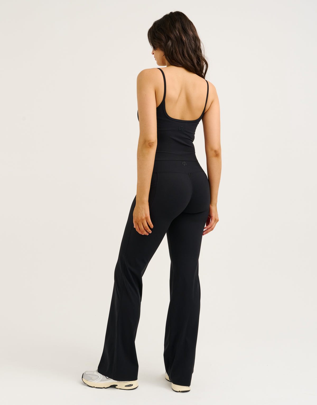 Lycra® Invisible Scrunch Straight Leg Pant - Black