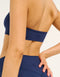 Lycra Seamless Halter Bra - Navy