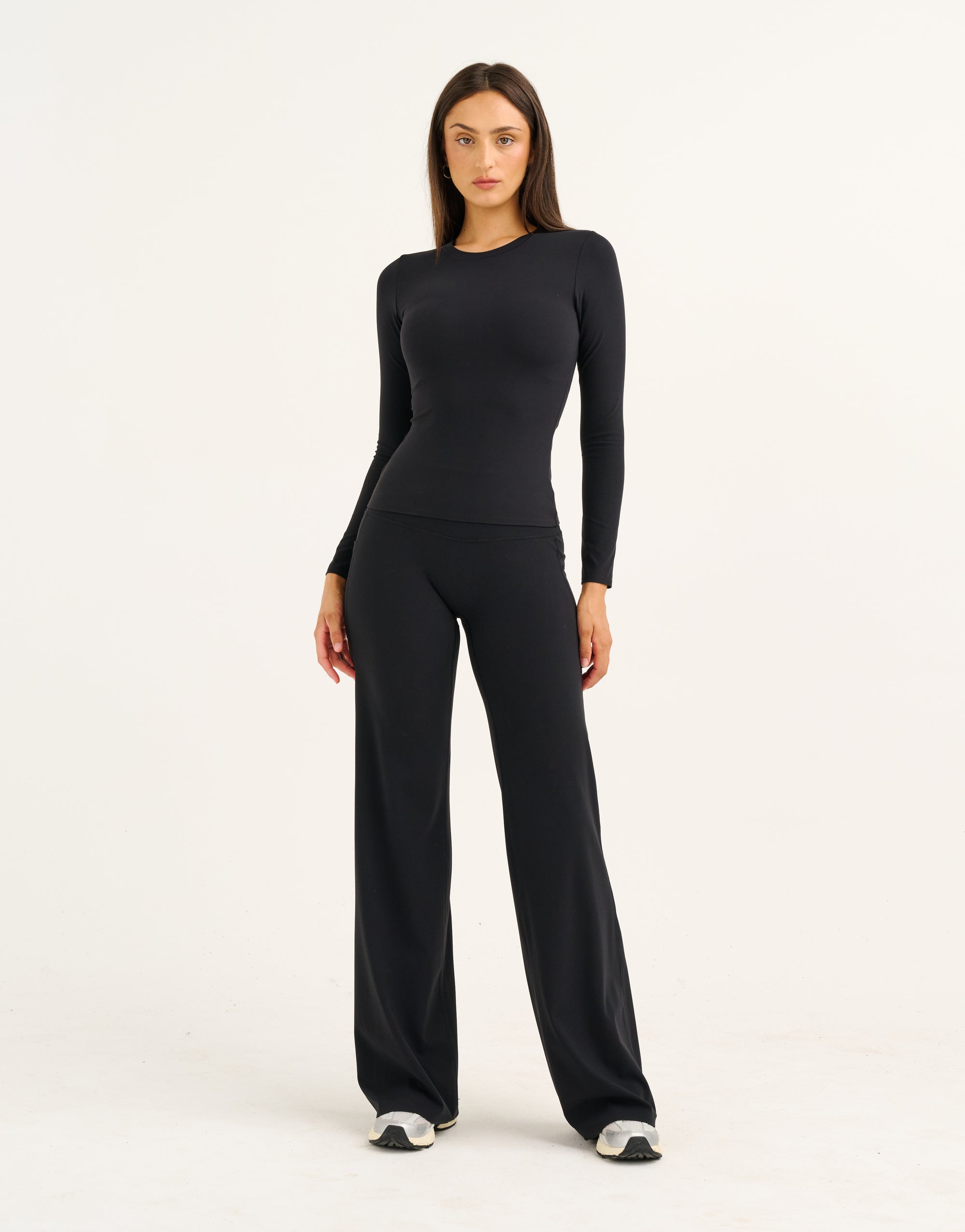 Lycra Seamless Long Sleeve - Black