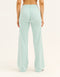 Lycra Wide Leg Pant - Mint