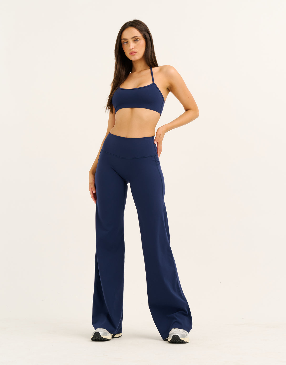 Lycra® Wide Leg Pant - Navy