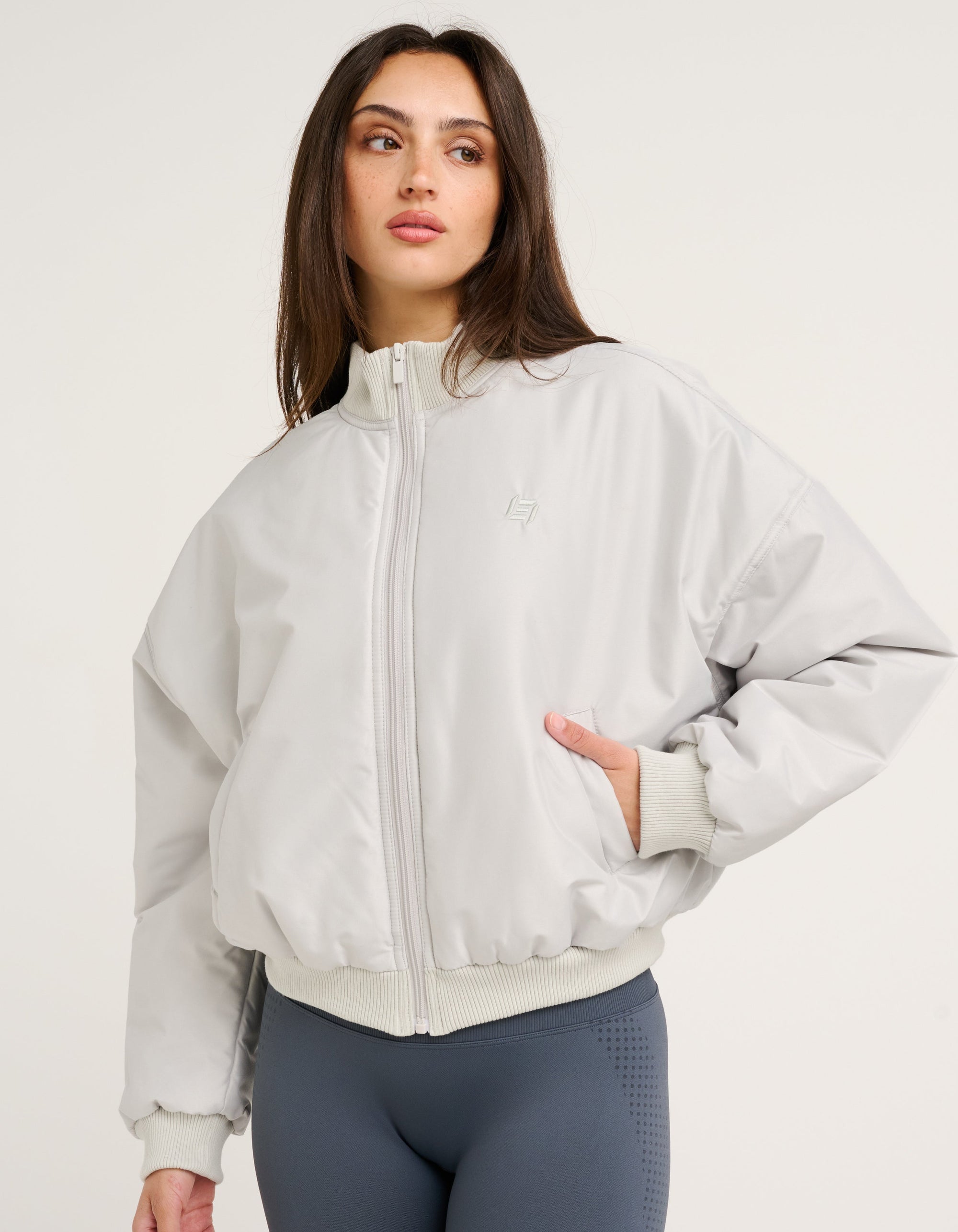 Tempo Pulse Bomber Jacket - Glacier