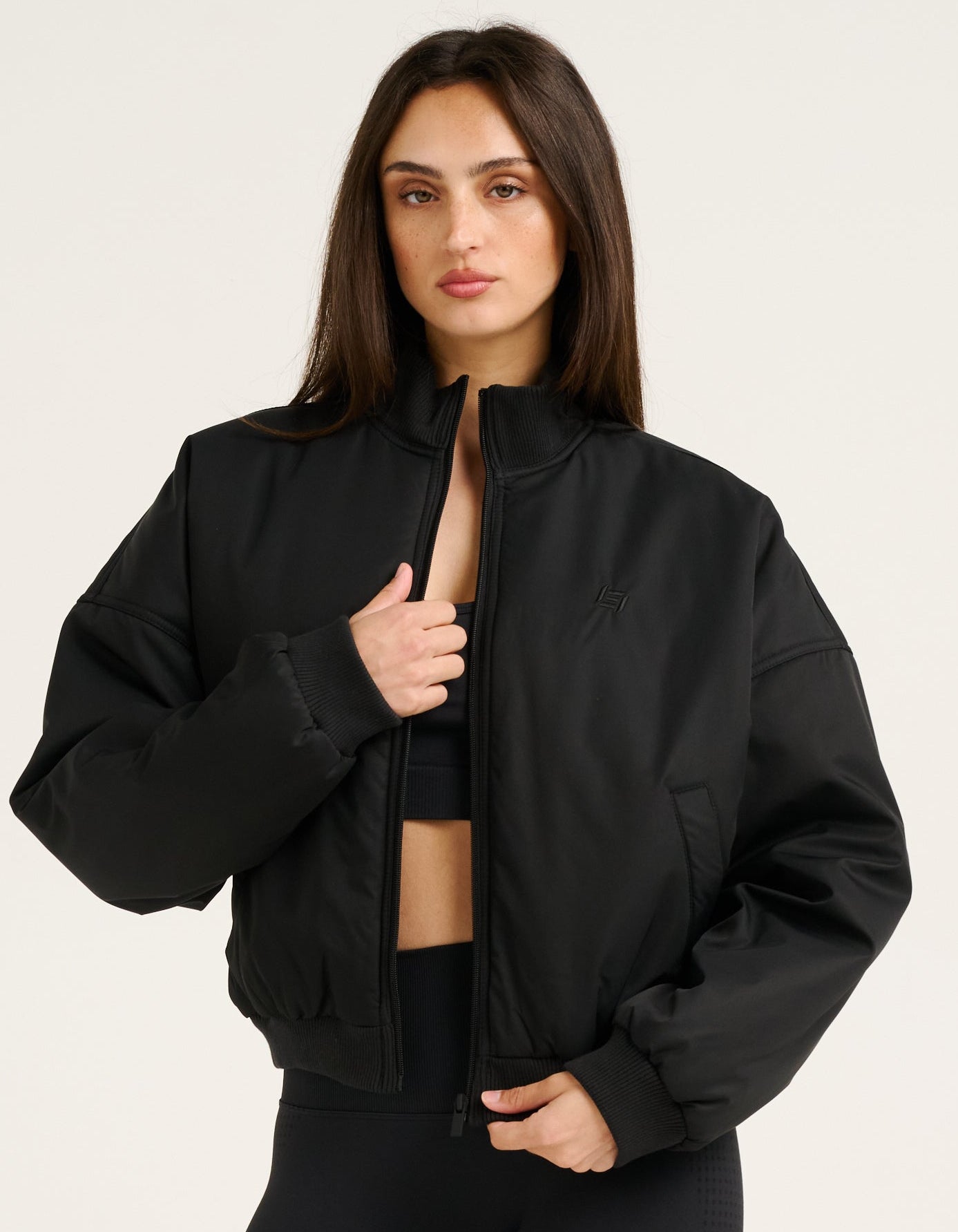 Tempo Pulse Bomber Jacket - Phantom Black