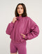 Tempo Pulse Bomber Jacket - Plum