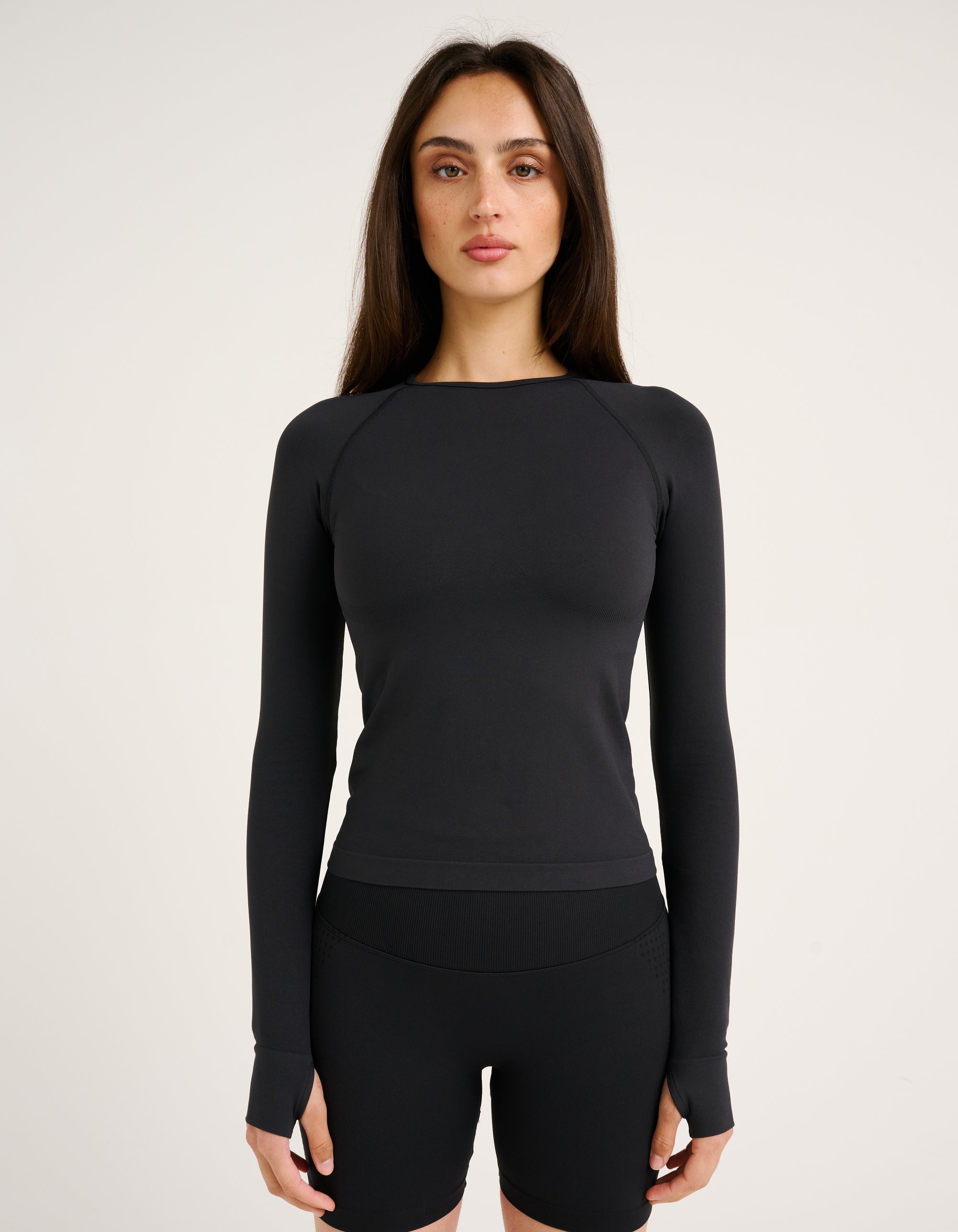 Tempo Pulse Compression Long Sleeve - Phantom Black