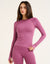 Tempo Pulse Compression Long Sleeve - Plum