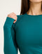Tempo Pulse Compression Long Sleeve - Teal