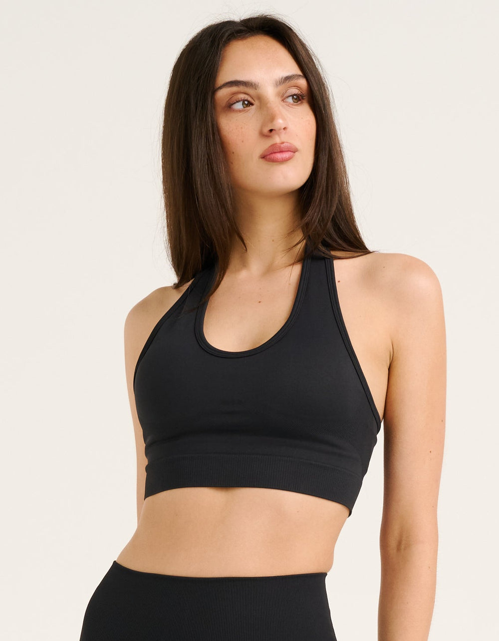 Tempo Pulse Halter Bra - Phantom Black