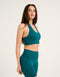 Tempo Pulse Halter Bra - Teal