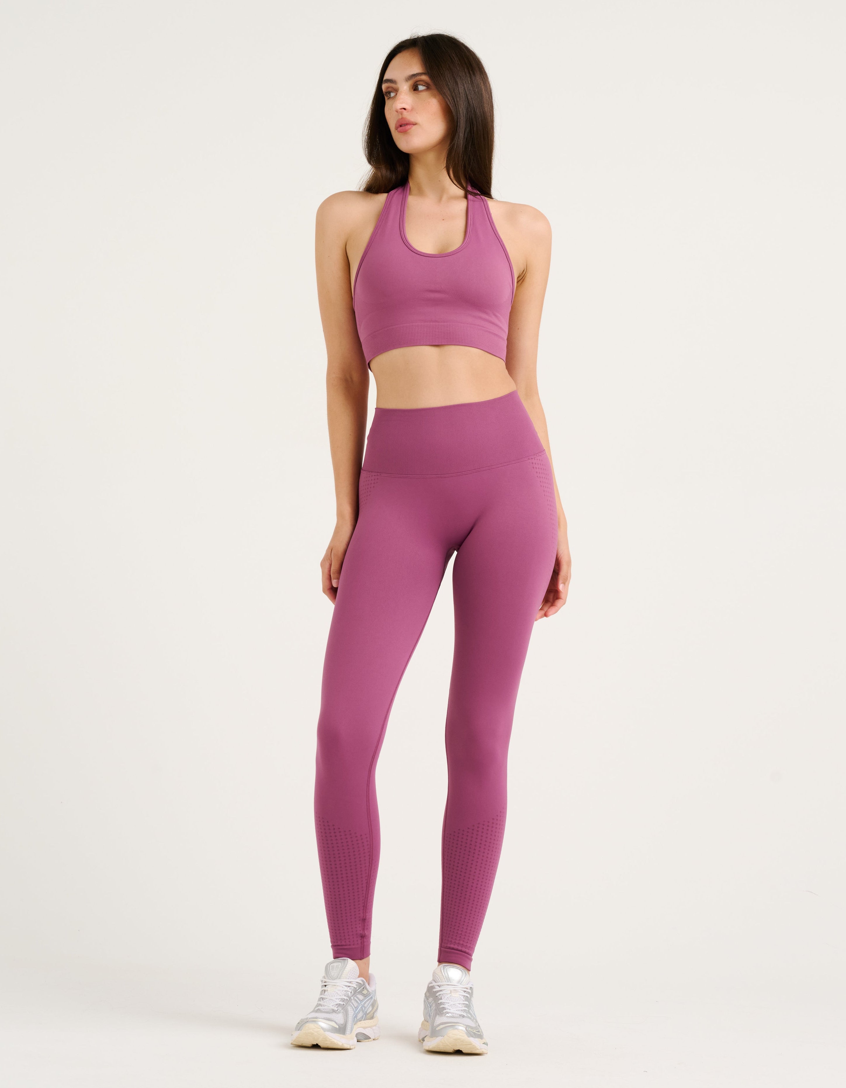 Tempo Pulse Leggings - Plum