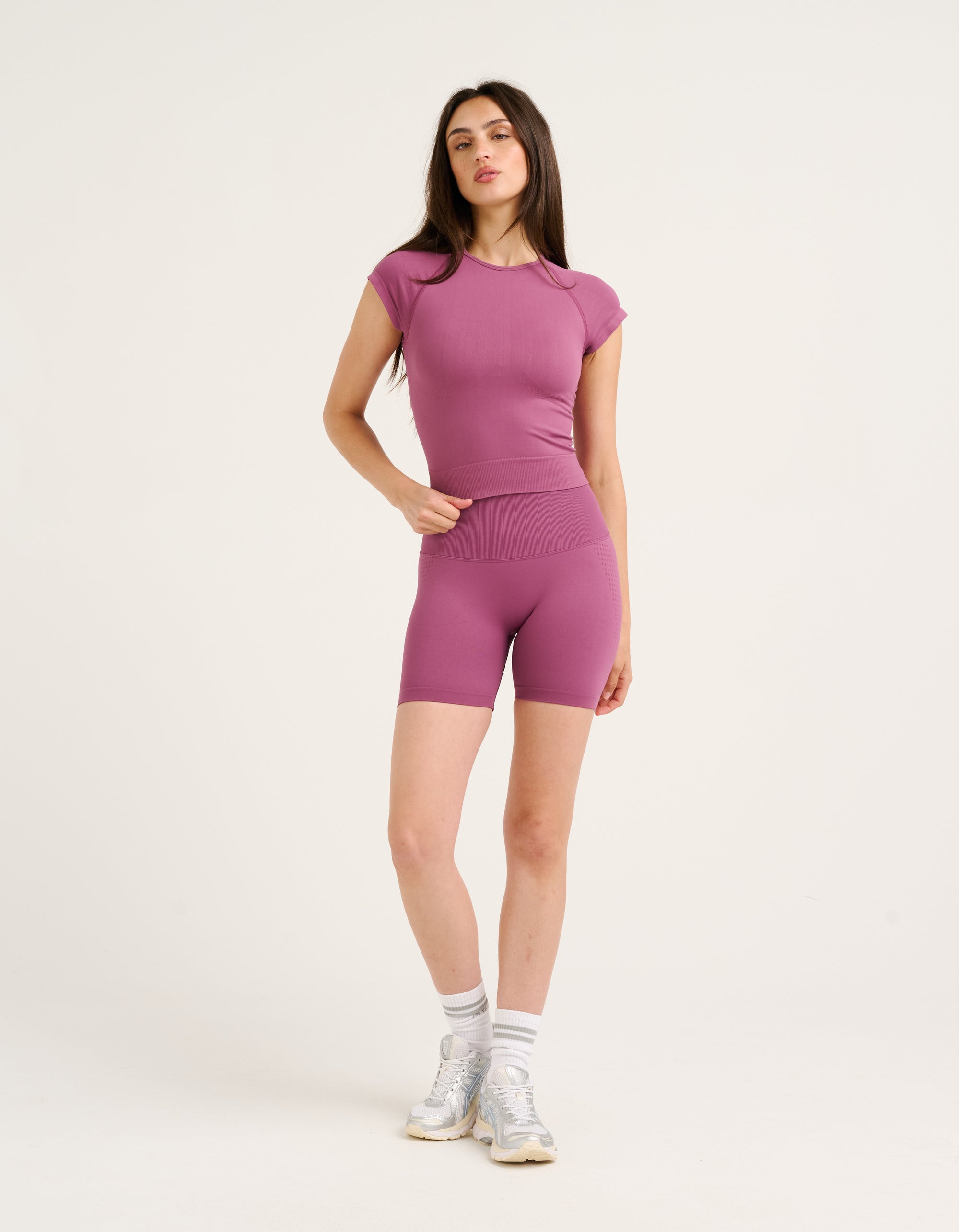 Tempo Pulse Short Sleeve - Plum