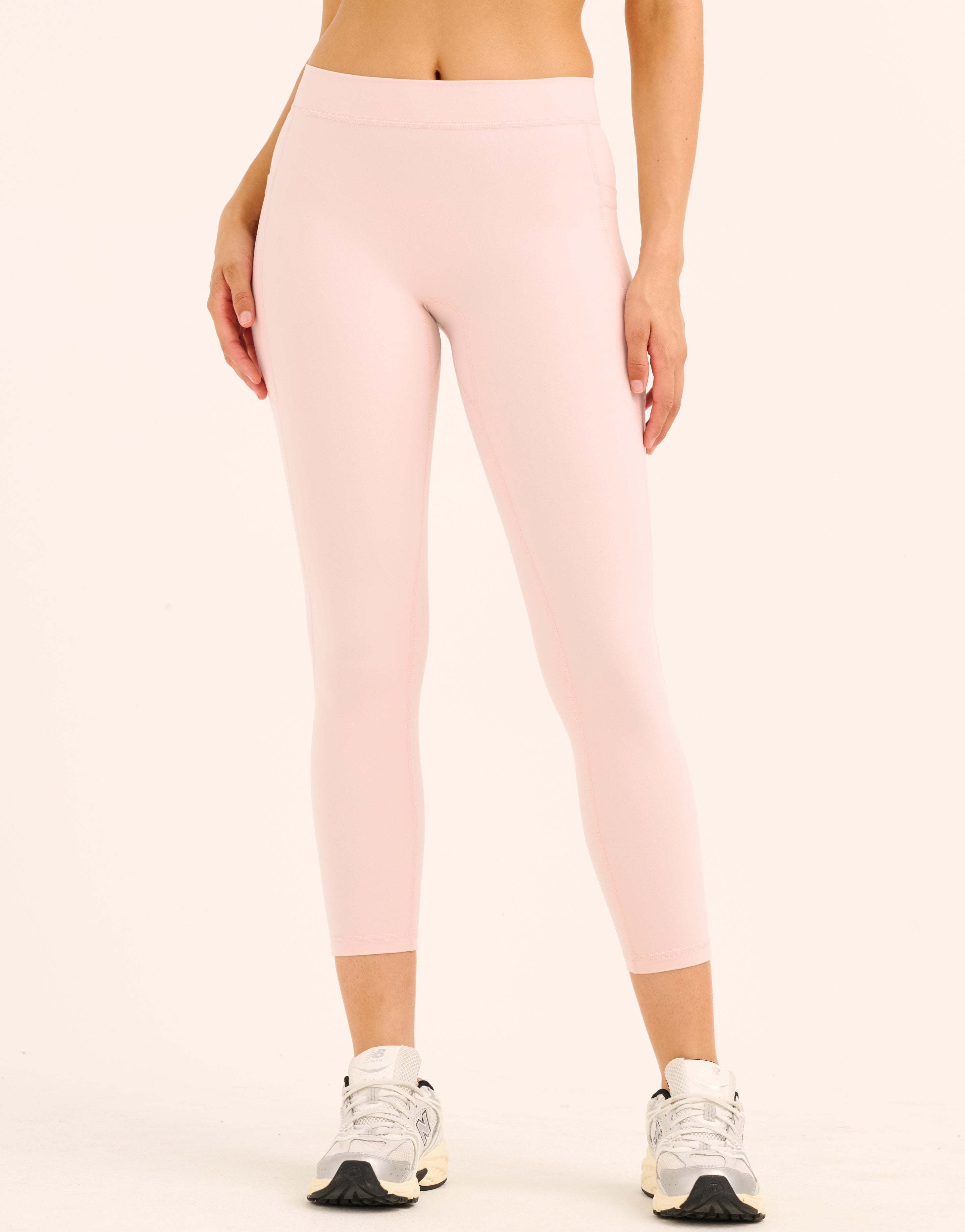 Ascend Pocket Mid-Waist Leggings 23" - Mauve