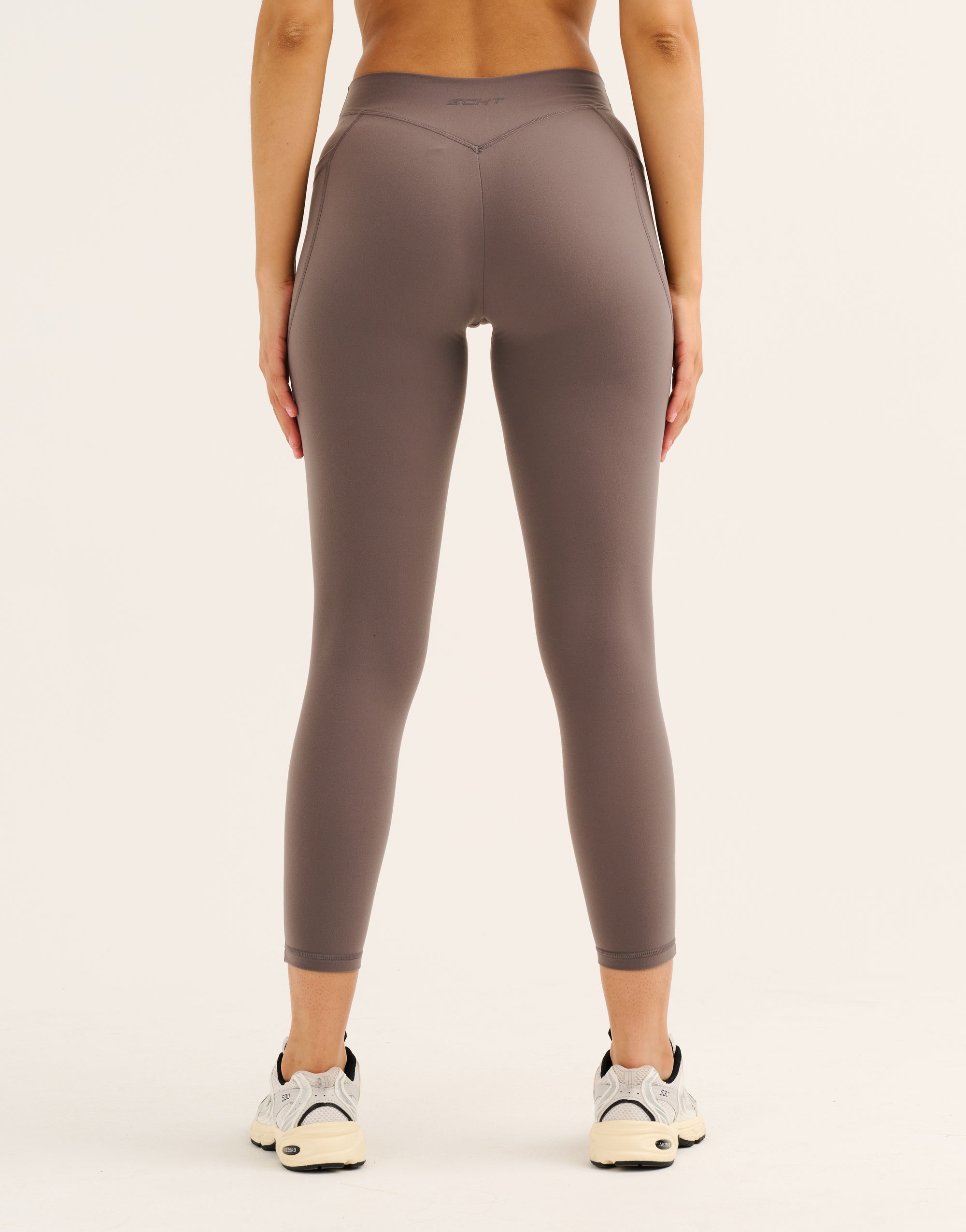 Ascend Pocket Mid-Waist Leggings 23" - Slate Grey