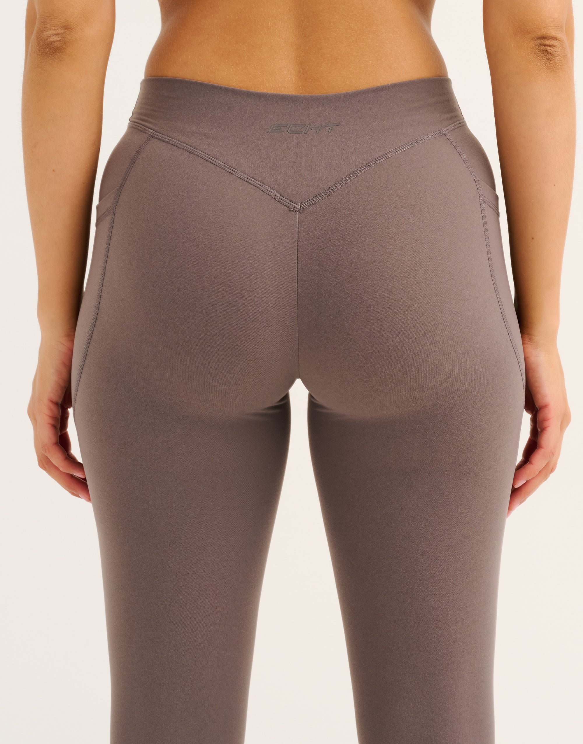Ascend Pocket Mid-Waist Leggings 25" - Slate Grey