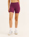 Ascend Pocket Mid-Waist Shorts 6" - Blackberry