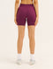 Ascend Pocket Mid-Waist Shorts 6" - Blackberry