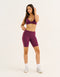 Ascend Pocket Mid-Waist Shorts 8" - Blackberry