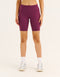 Ascend Pocket Mid-Waist Shorts 8" - Blackberry