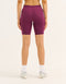 Ascend Pocket Mid-Waist Shorts 8" - Blackberry