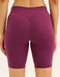 Ascend Pocket Mid-Waist Shorts 8" - Blackberry
