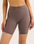 Ascend Pocket Mid-Waist Shorts 8" - Slate Grey
