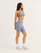 Ascend Pocket Mid-Waist Shorts 8" - Washed Blue