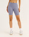 Ascend Pocket Mid-Waist Shorts 8" - Washed Blue
