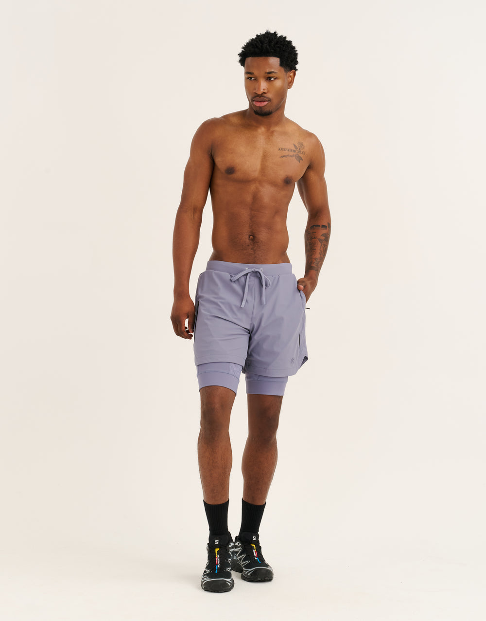 Performance Shorts - Dusty Blue