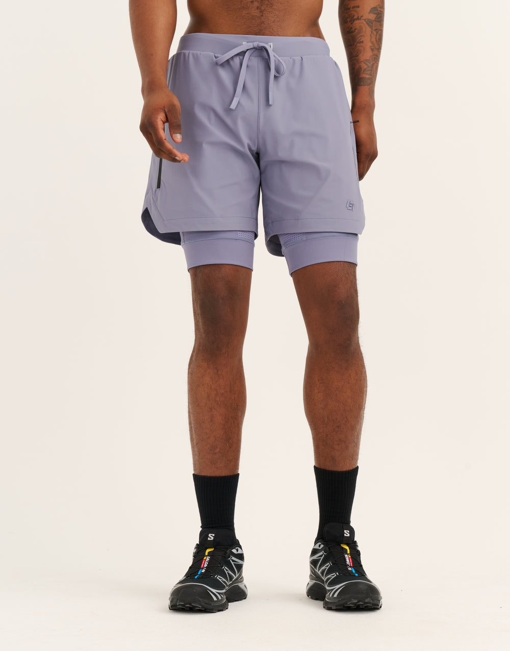 Performance Shorts - Dusty Blue