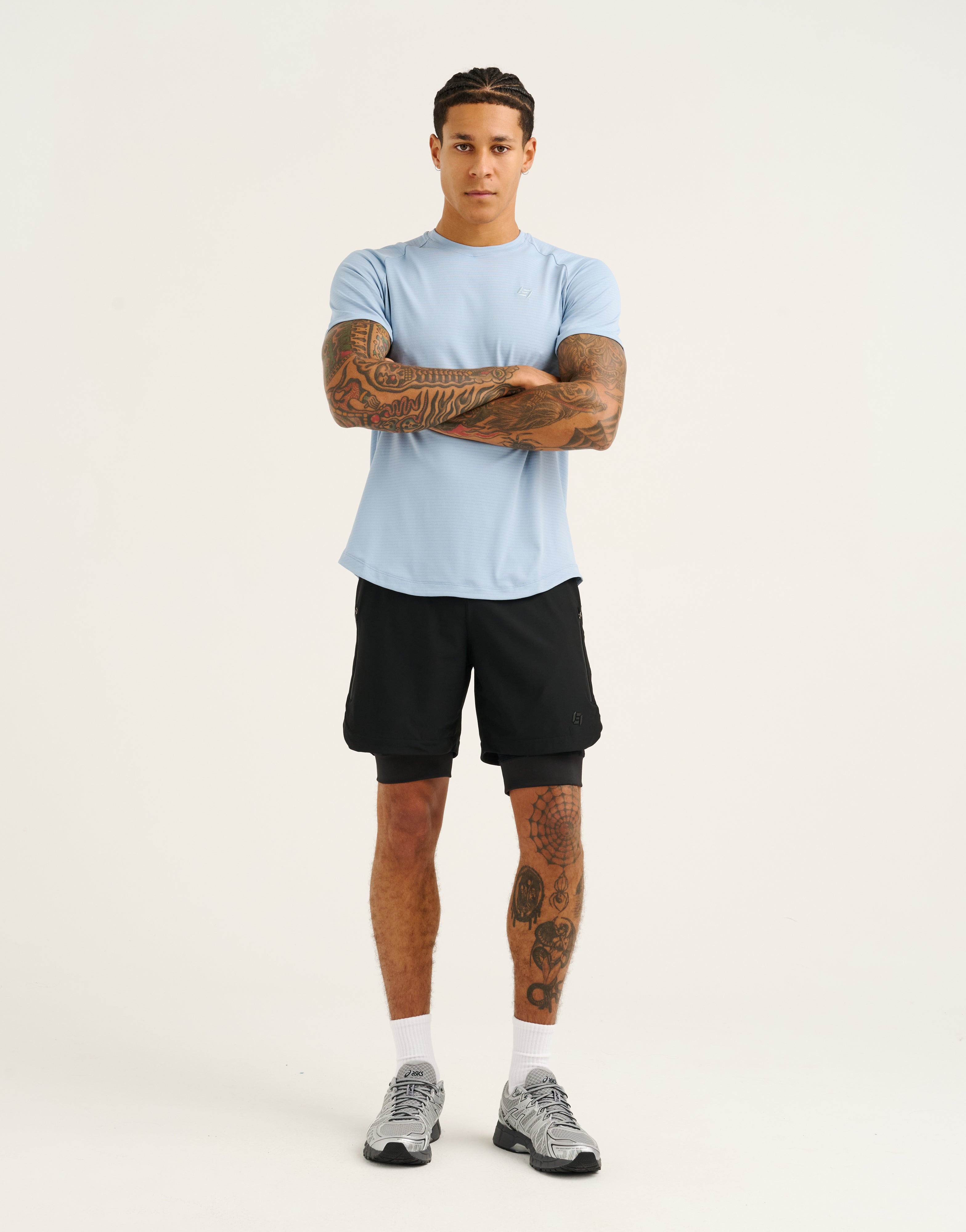 Performance Tee 30" - Dusty Blue