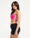 Y2K Retro Speed Sports Bra - Pink