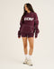 Track Hoodie - Blackberry