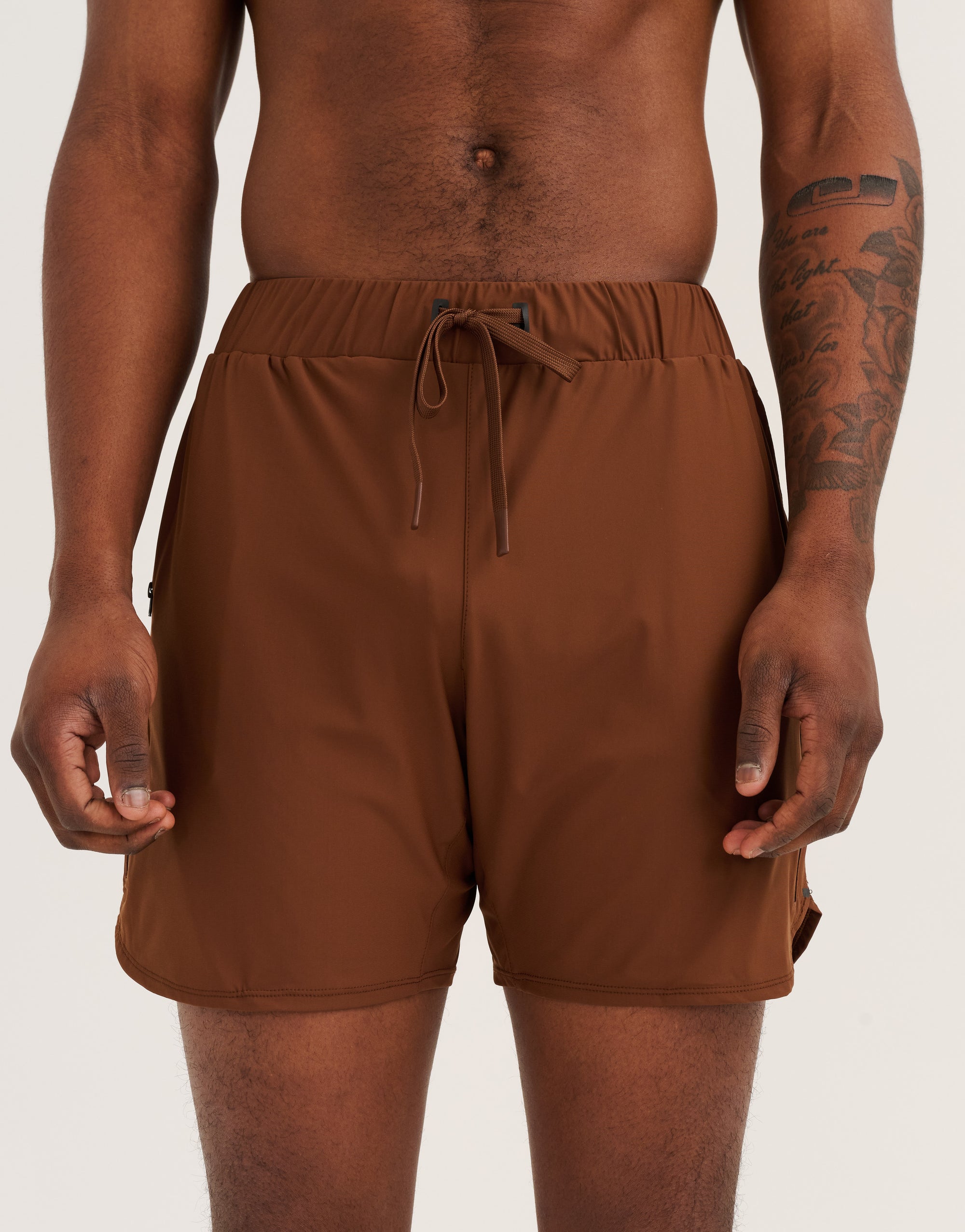 Apex Trainer Shorts - Brown