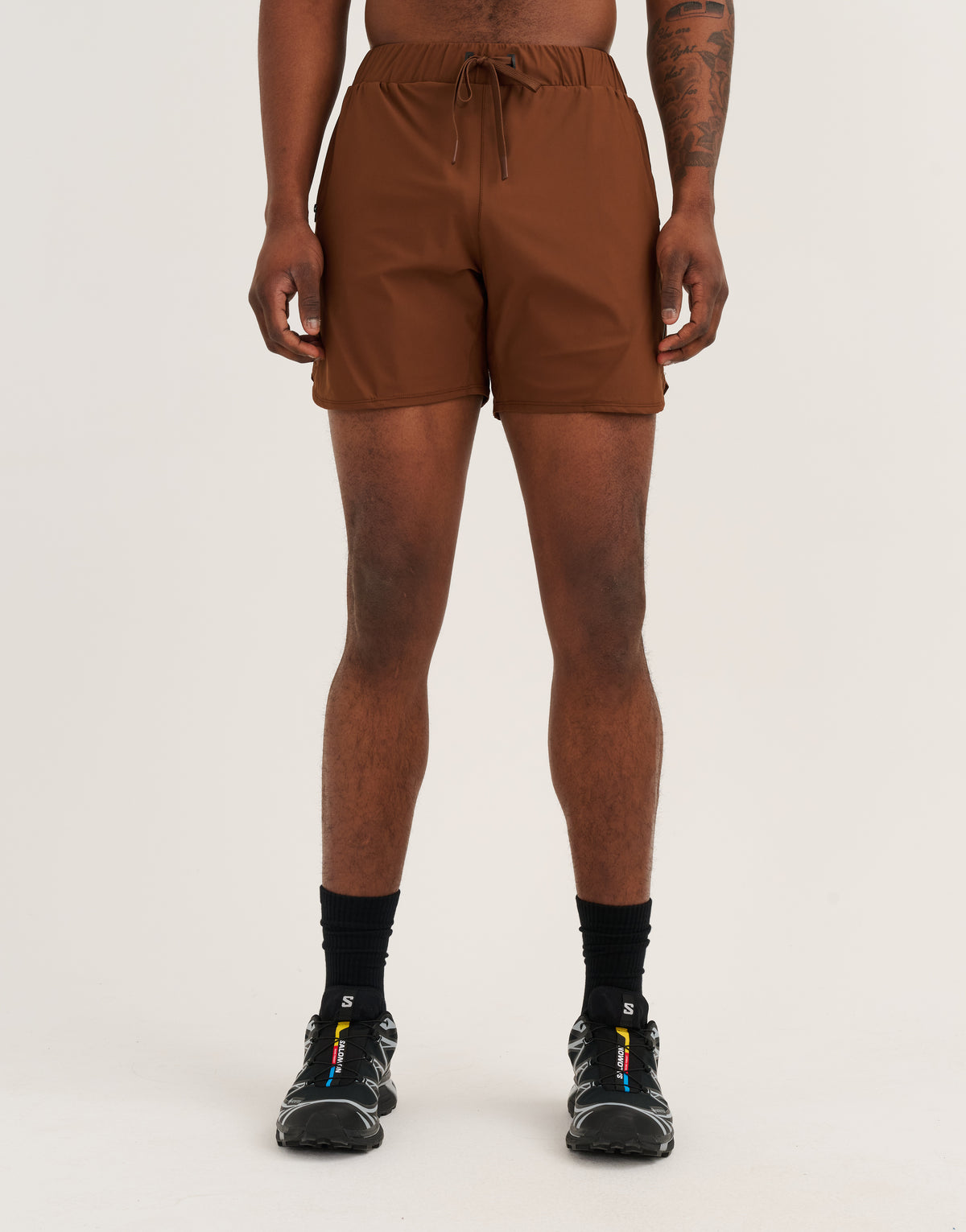 Apex Trainer Shorts - Brown