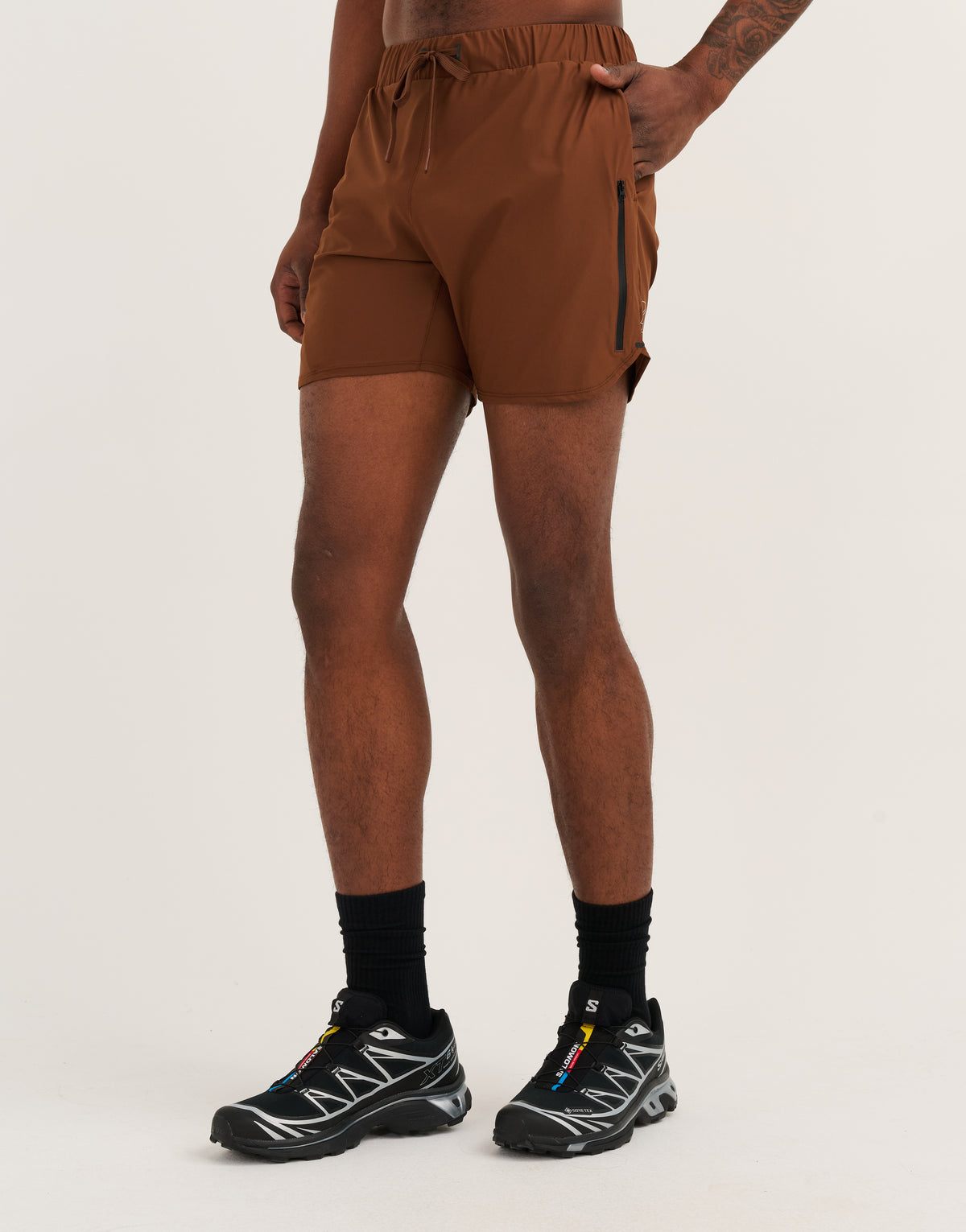 Apex Trainer Shorts - Brown