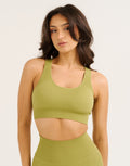 Arise Essential Sports Bra - Olive