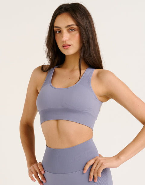 Arise Essential Sports Bra - Washed Blue