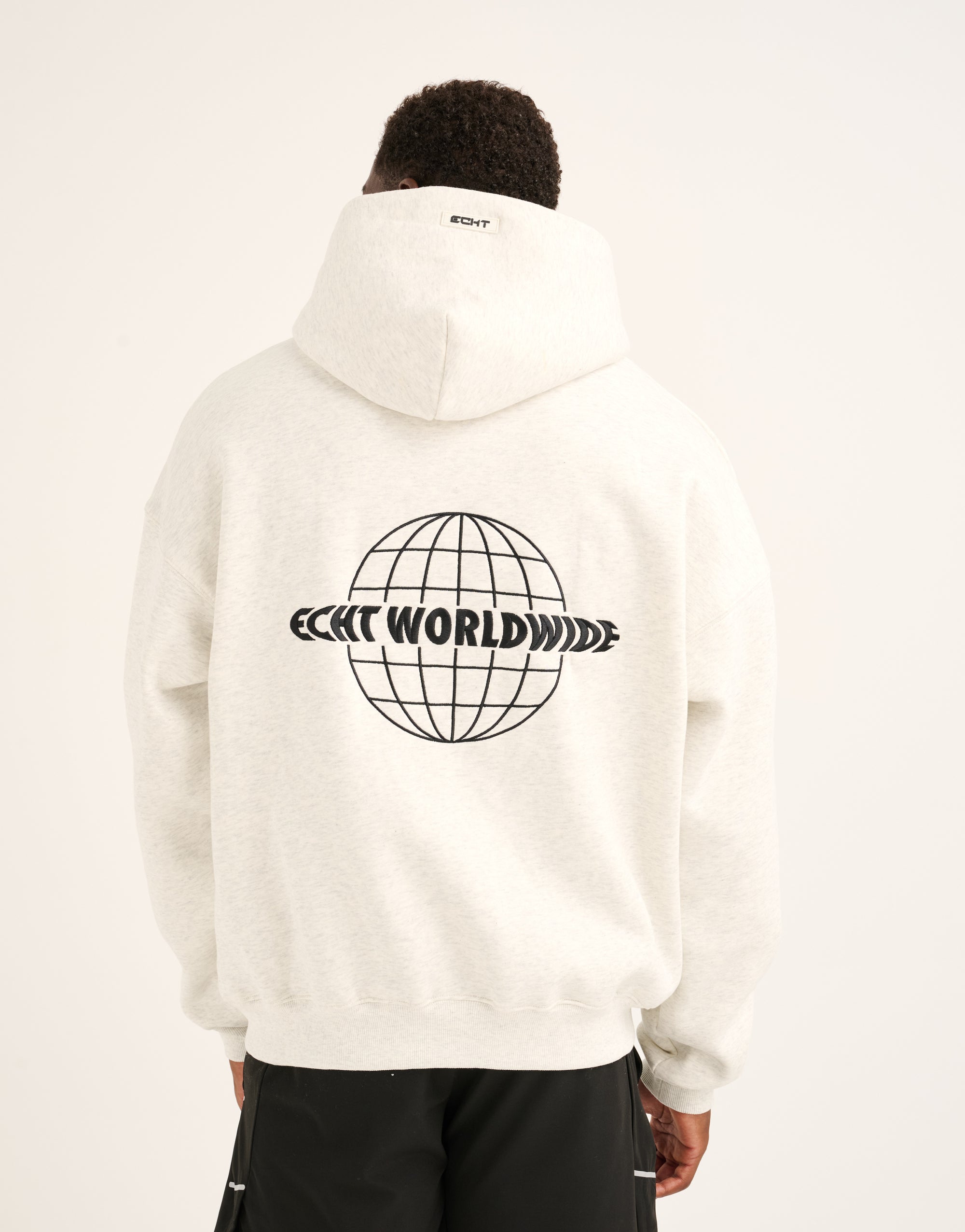 World Wide Hoodie - Heather Grey