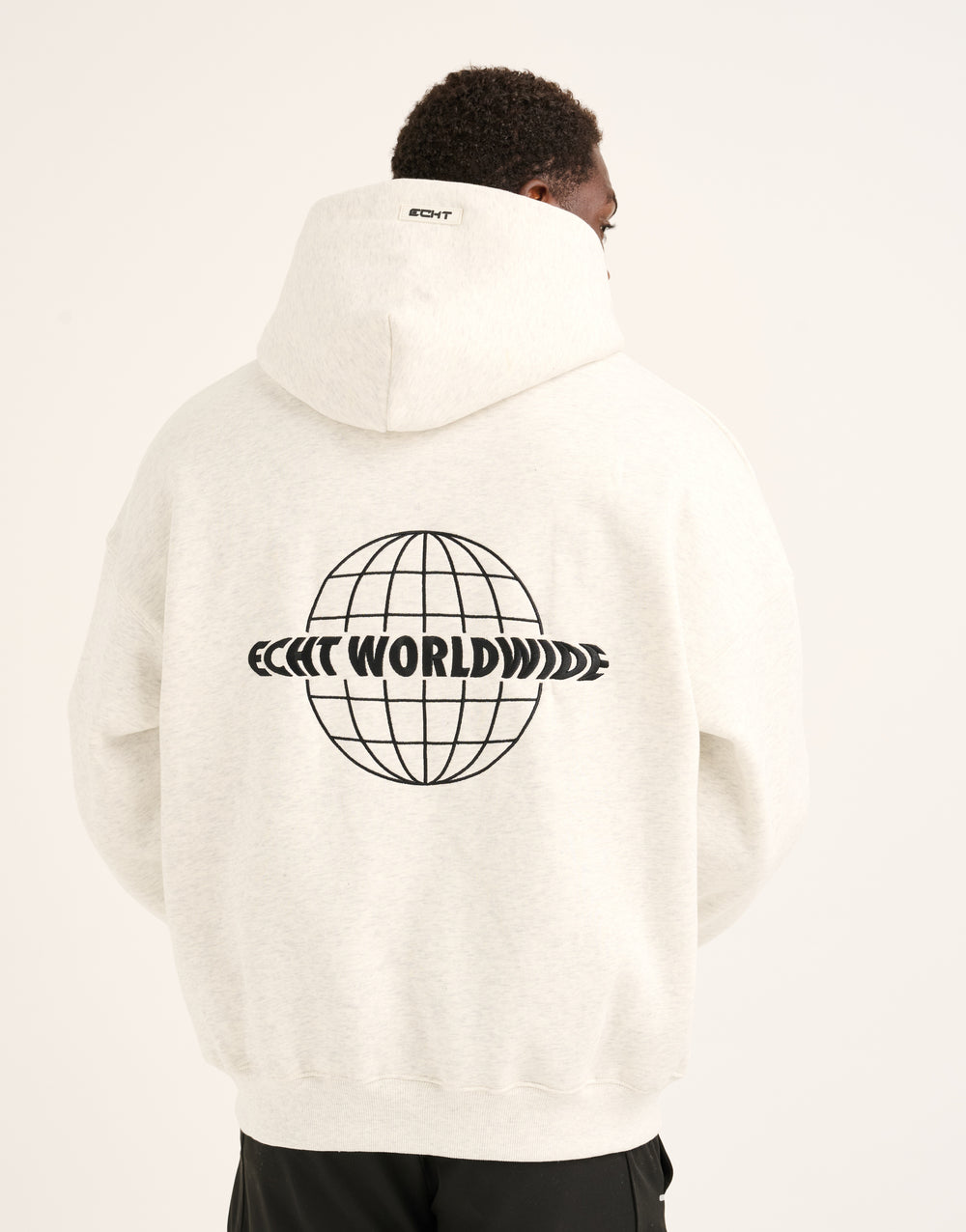 World Wide Hoodie - Heather Grey
