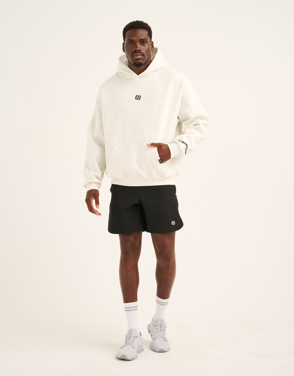 World Wide Hoodie - Heather Grey