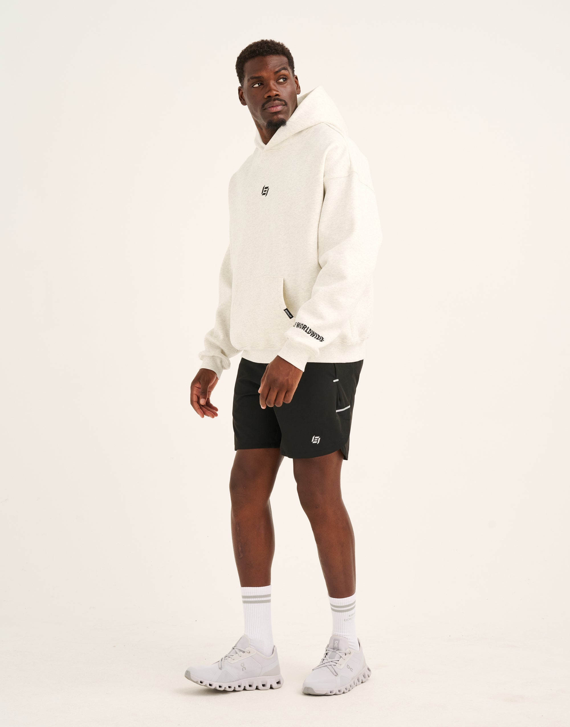 World Wide Hoodie - Heather Grey