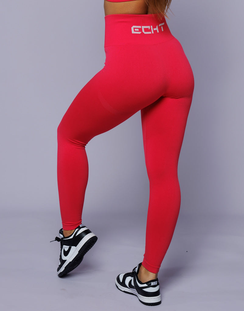 NVGTN Solid Seamless Leggings Red - $28 (41% Off Retail) - From