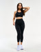 All Day Crop Leggings - Black