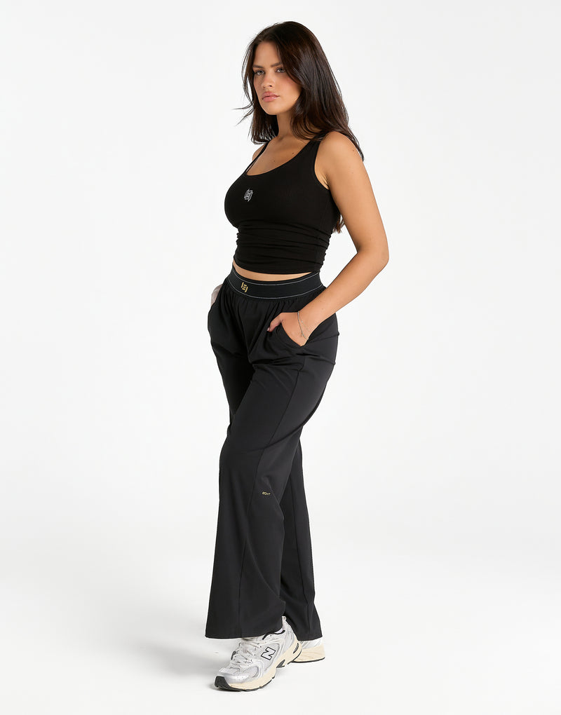 Essential Slinky Flow Pants, Sepia