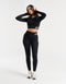 Arise Comfort Cropped Long Sleeve - Black
